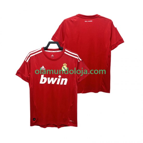 Camisola Real Madrid 2012 Retro Homem Equipamento Terceiro 2011 Manga Curta